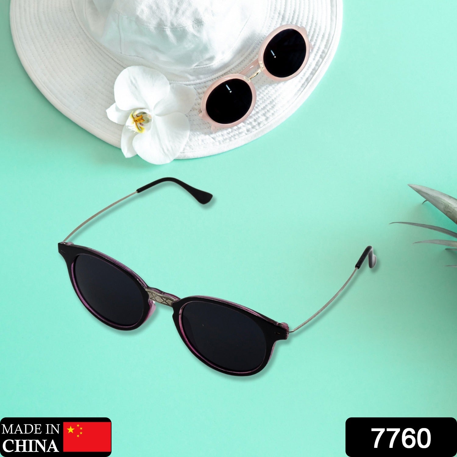 7760 Sunglasses Light Weight & Classic Style Frame Sunglasses For Men , Women , & Boys Use Glasses Travel Sahayak