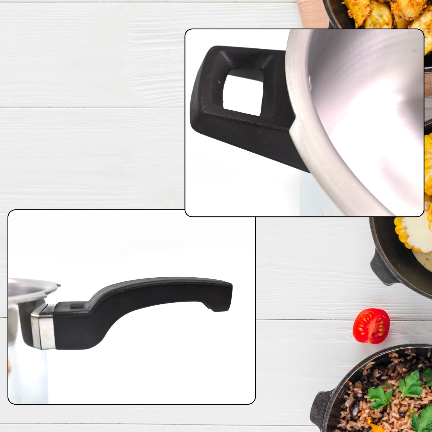 Aluminium Classic Goldex Pressure Cookers With Outer Lid (7.5 Litres / 5-Year warranty) travel sahayak