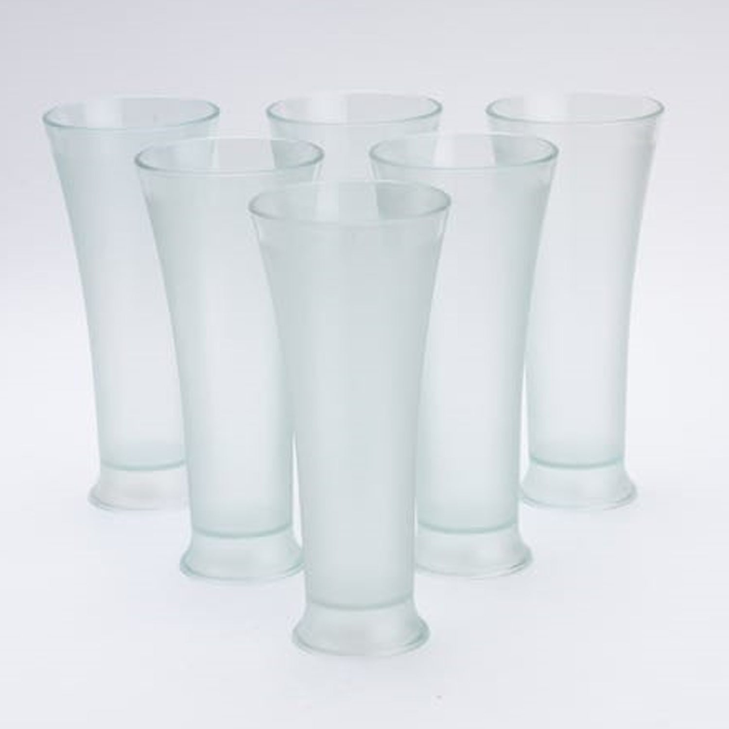 High Quality Faluda, ice cream, Juicer and Water Glasses Set of 6 Transparent, Drinking Water Glasses Stylish Glasses for Faluda, Water, Juice, Glass Set of 6 Pcs (Plastic 300 ML Approx)