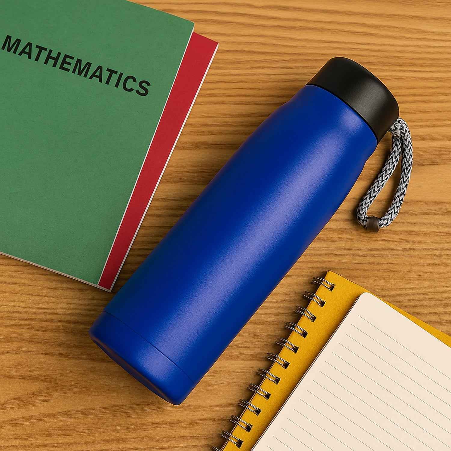 550ml Leak-Proof Stainless Steel Double Wall Vacuum Insulated Water Bottle (1 Pc)