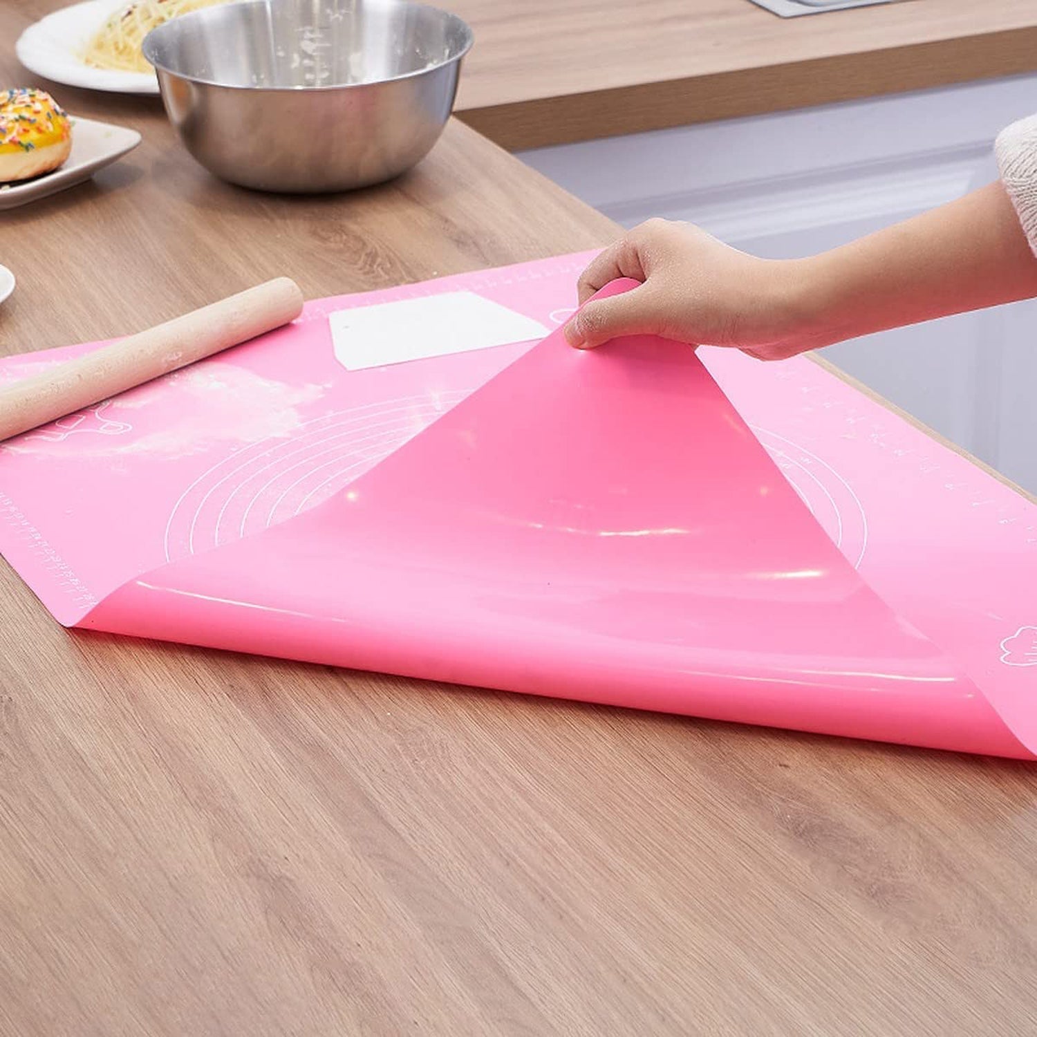 Rolling Baking Mat with Measurements (70×50 Cm / 1 Pc) travel sahayak