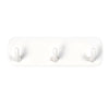 3 Pin Plastic Cloth hanger, Wall Door Hooks Rail for Hanging Clothes.