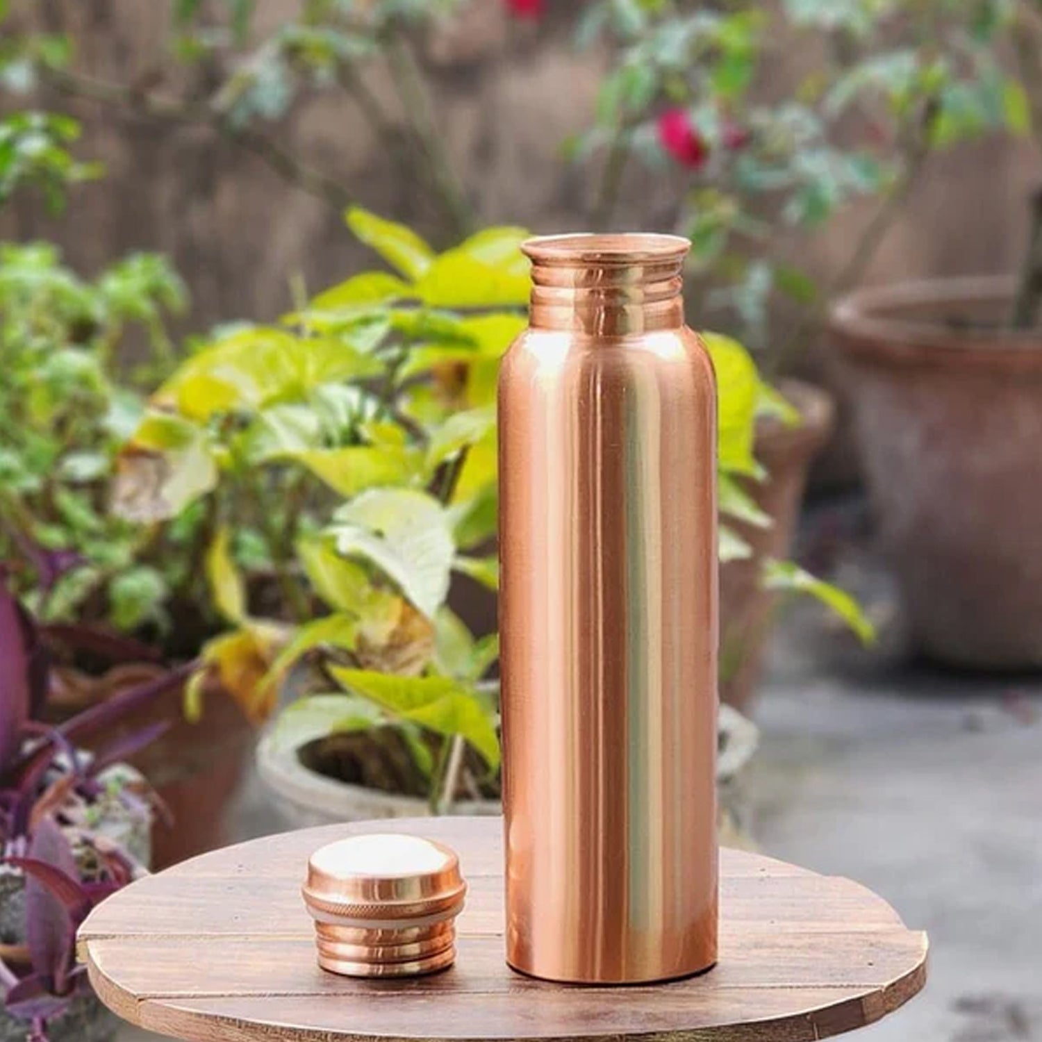 Copper Water Bottle 2 Glasses with Gift Box (3 Pcs Set) Variety Bazaar