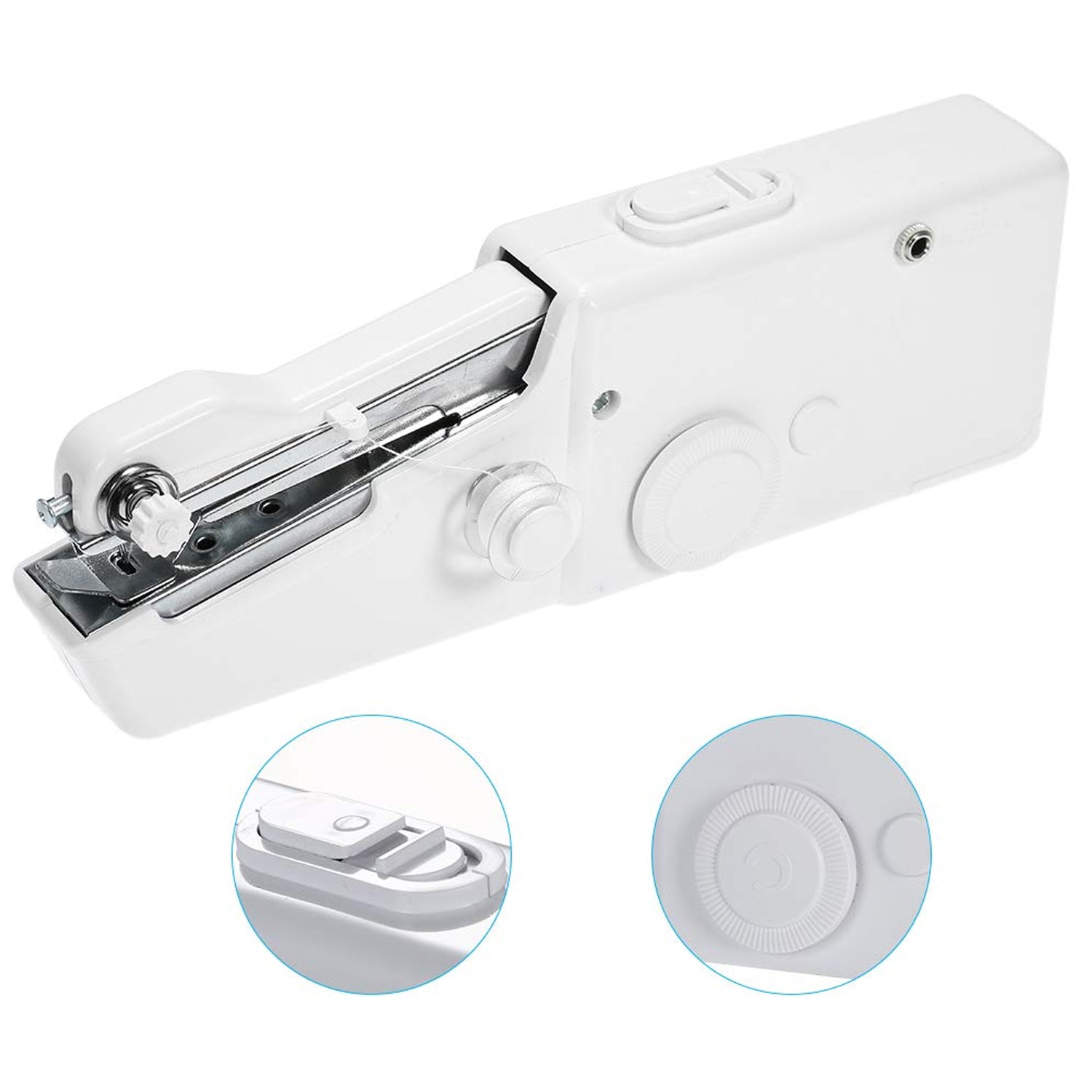 Cordless Handheld Electric Sewing Machine (Battery Not Included / 1 Pc) Variety Bazaar