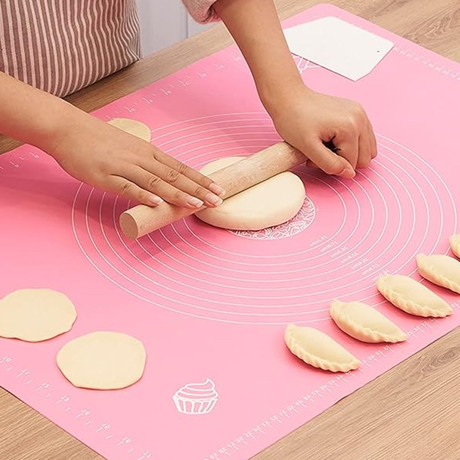 Rolling Baking Mat with Measurements (70×50 Cm / 1 Pc) travel sahayak