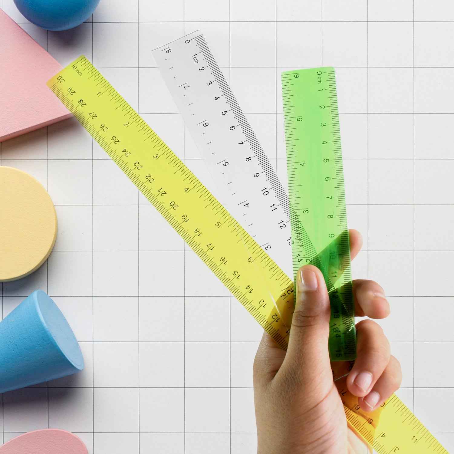 Premium Quality Assorted Plastic Ruler (1 Pc & Mix Design)