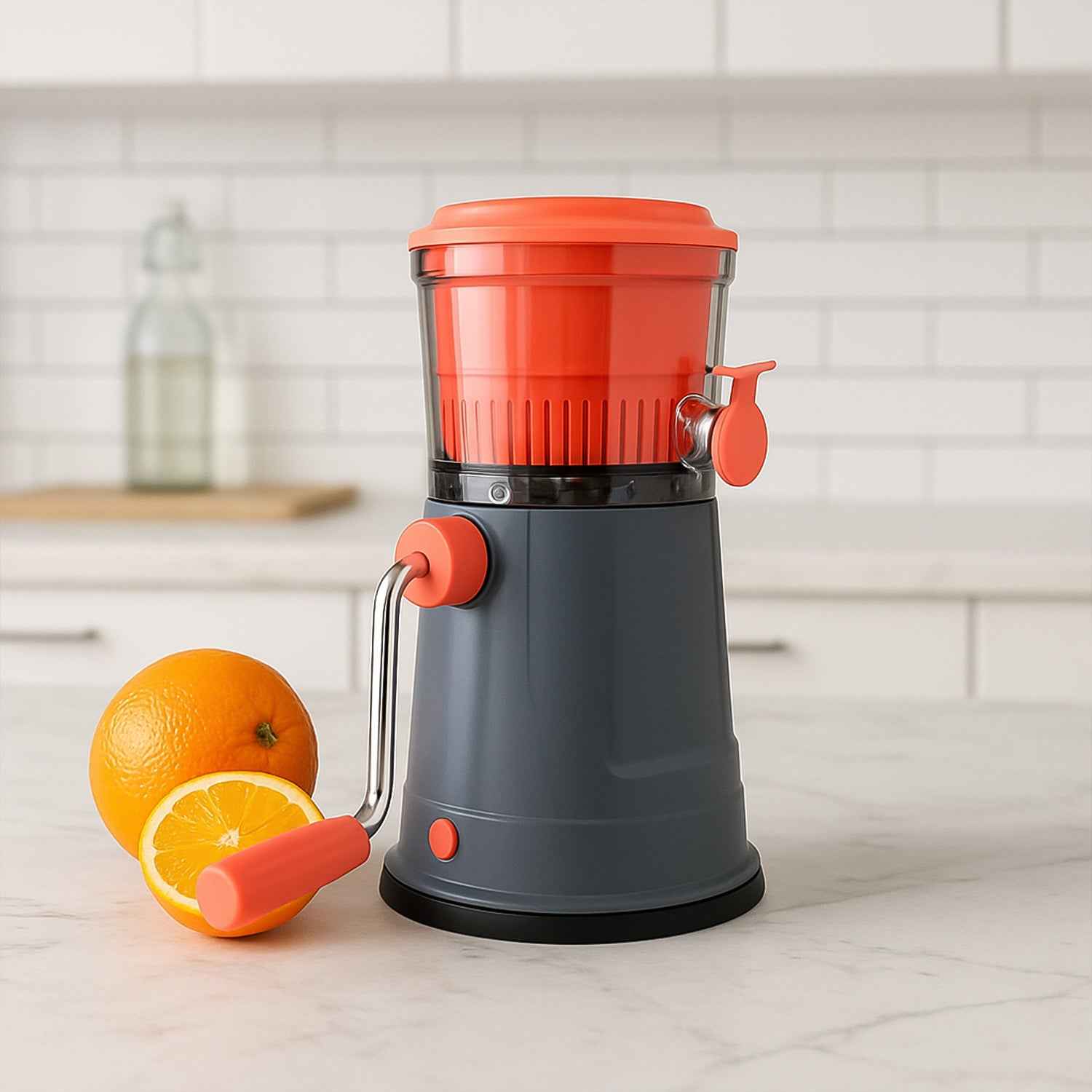 Supermom Pulpy Fruit Juicer With Extra Long Handle And Silicone Ring (1 Pc)