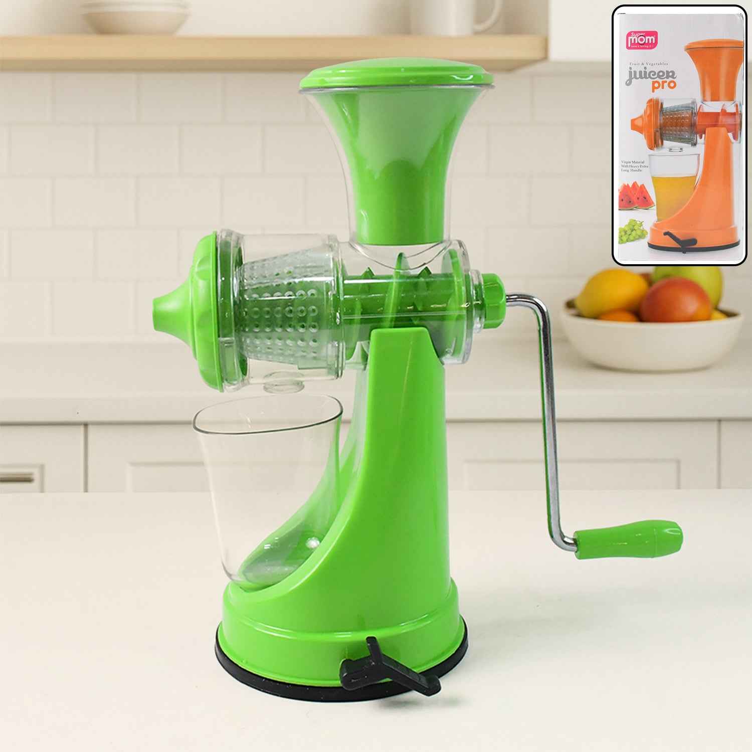 Supermom Manual Hand Press Fruit  Vegetable Juicer Pro
