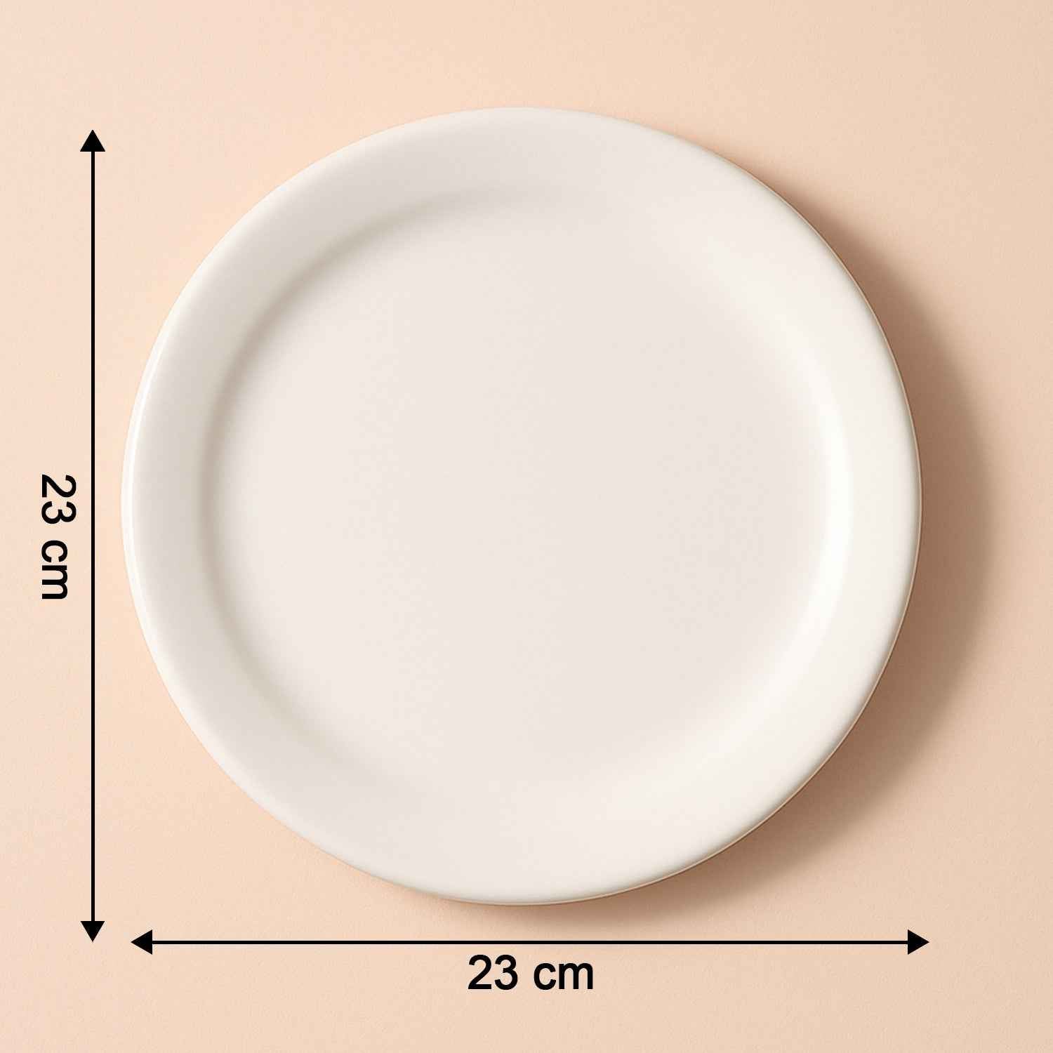 Premium Round Dinner Plate (30cm  1 Pc)