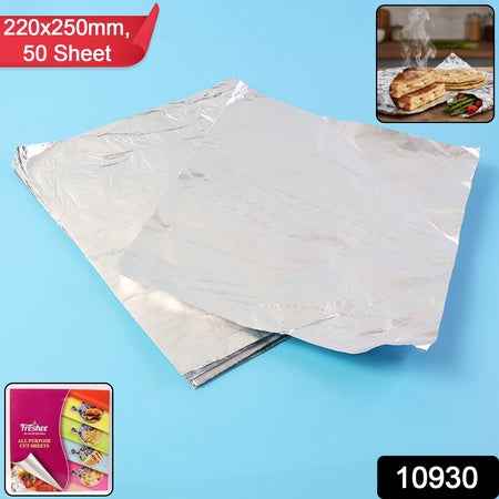Aluminium Foil Cut Sheets 220250 Mm  50 Sheets