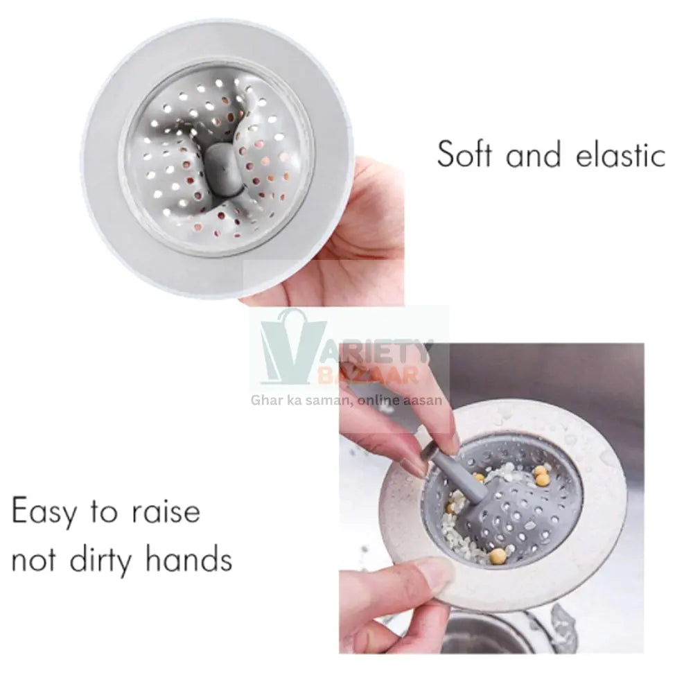 1120 Silicon Sink Strainer Kitchen Drain Basin Basket Sink Drainer Travel Sahayak