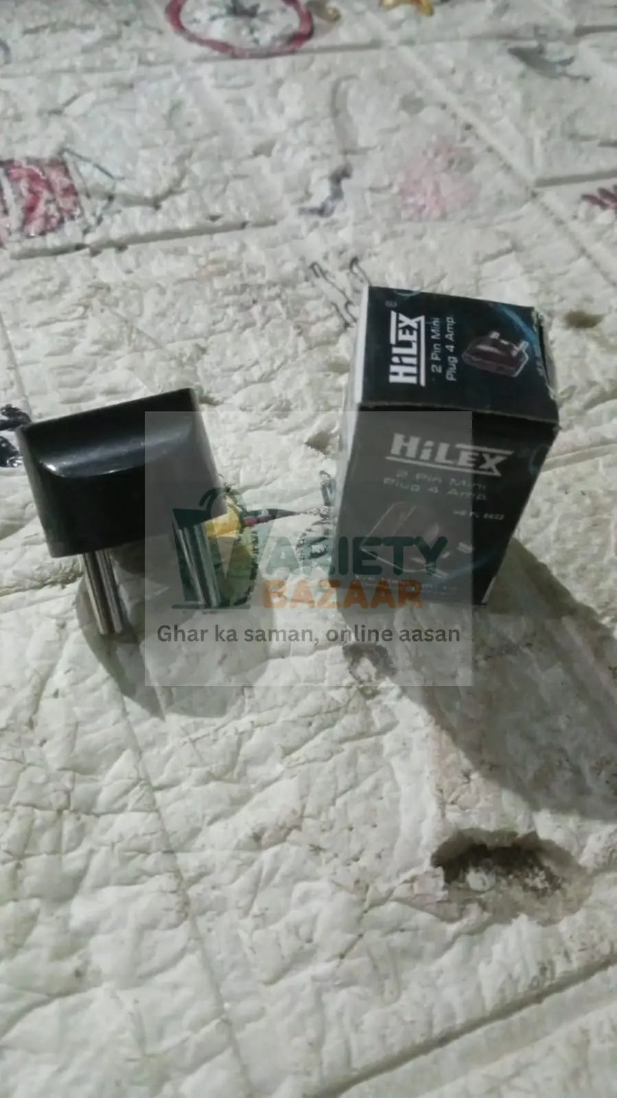 12563 2 Pin 4 Amp. Conversion Electrical connector Plug, 2 PIN Plug Converter, Plug Adapter With Color Box (1 Pc ) Travel Sahayak