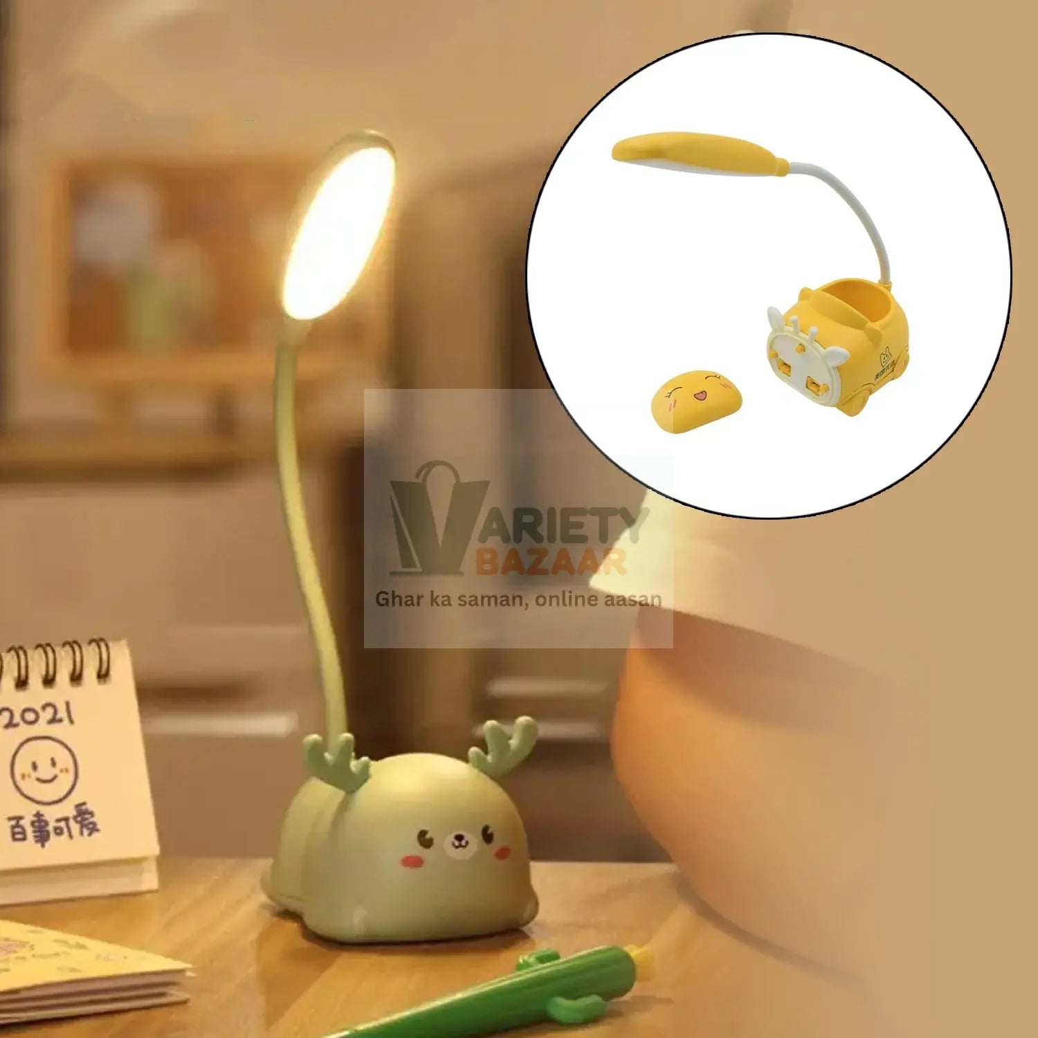 12591 LED Reading Light, 360° Adjustment USB Charging Foldable USB Charging Desk Lamp, Creative Desk Lamp Led Table Light Desk Lamp for Homes for Offices (1 Pc ) Travel Sahayak