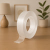 Sticky Double Sided Tape Washable Adhesive Tape Reusable (5.5×3 Cm / 1 Pc)