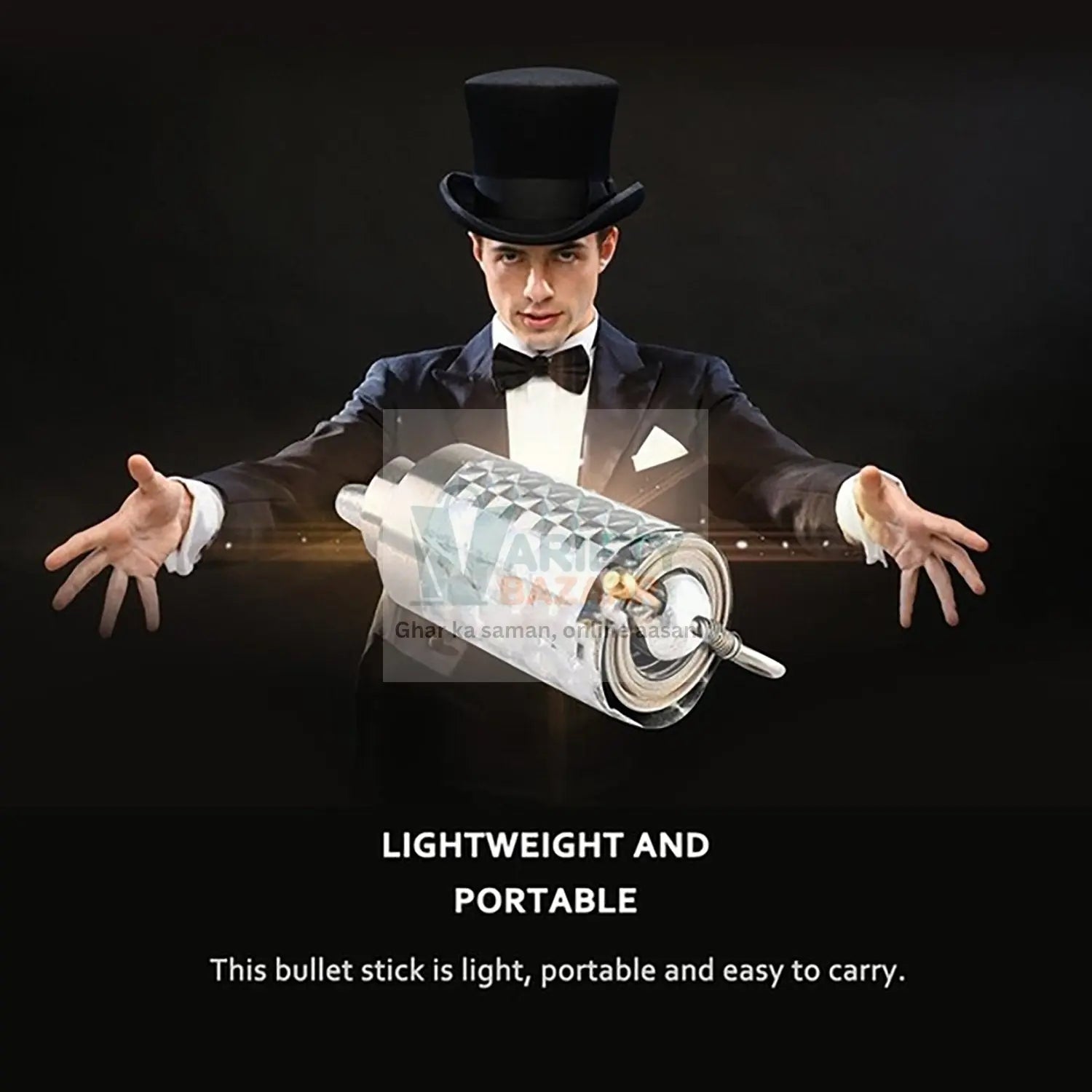 1697 Magic Toy Metal High Elasticity Steel Silver Appearing Cane Magic Toy Magic Steel Travel Sahayak