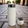 Smart Vacuum Insulated Water Bottle with LED Temperature Display, Cold & Hot | Leak Proof | Office Bottle | Gym | Home | Kitchen | Hiking | Trekking | Travel Bottle  (Mix Color & Design / 320 ML) travel sahayak