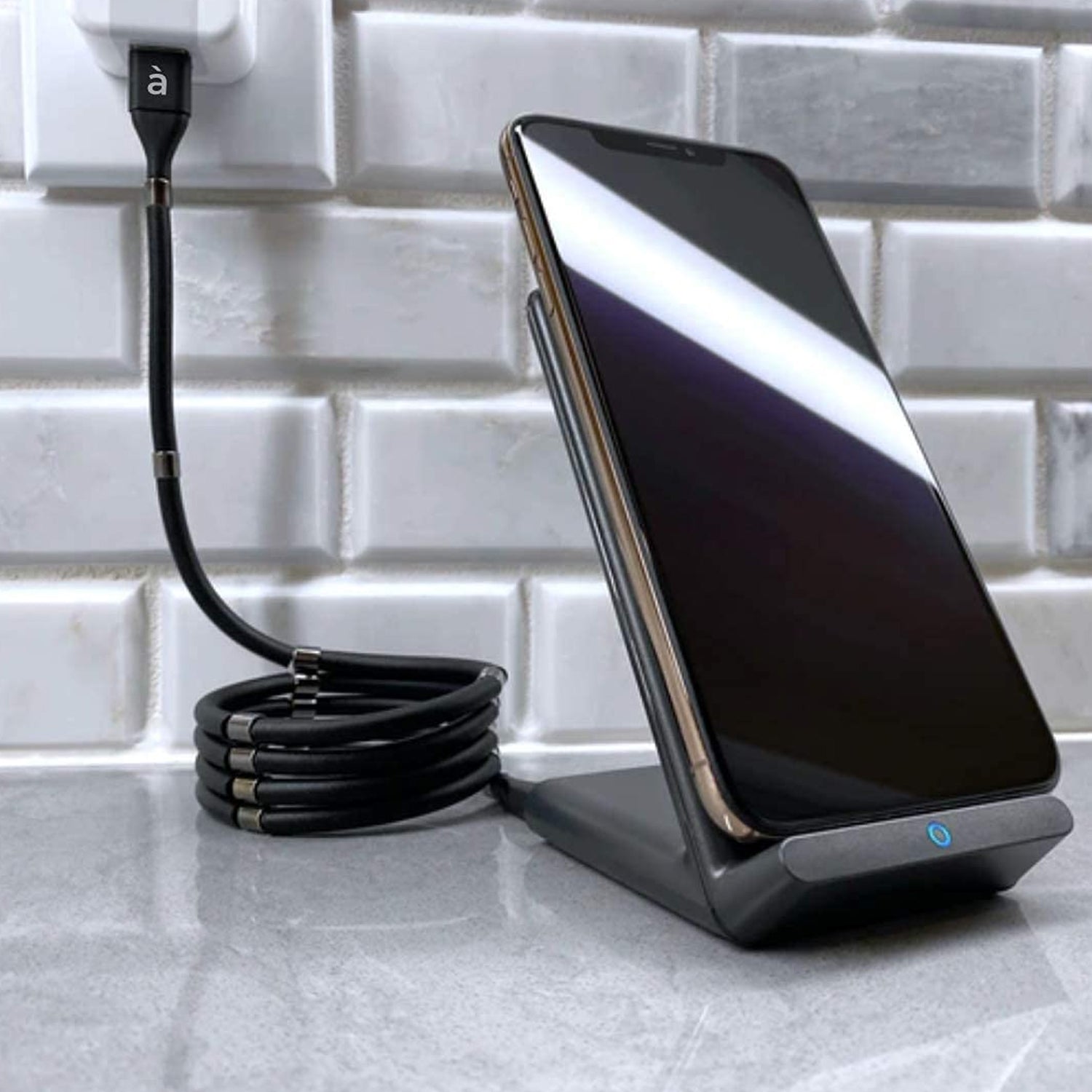 USB Cable, Charging Cable 3A Fast Charge and Sync Most Stunning Charging Cable, Magnetic Charging Cable Charging Cable for Phone (Compatible with (No More Messy Cables in Car & Home), (120 CM), ( Black), One Cable) travel sahayak