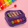 2 in 1 Baby Piano Xylophone Toy for Toddlers, 5 Multicolored Key Keyboard Xylophone Piano, Preschool Educational Musical Learning Instruments Toy for Baby Kids Girls Boys 3+ Years (1 Pc) travel sahayak