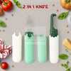 2-in-1 Multifunctional Knife & Sawtooth Peeler for Fruits and Vegetables Variety Bazaar