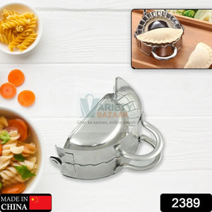 2389 Dumpling Mold, Never Rusty Strong Convenient Stainless Steel Dumpling Maker Durable for Home (1 Pc) Travel Sahayak
