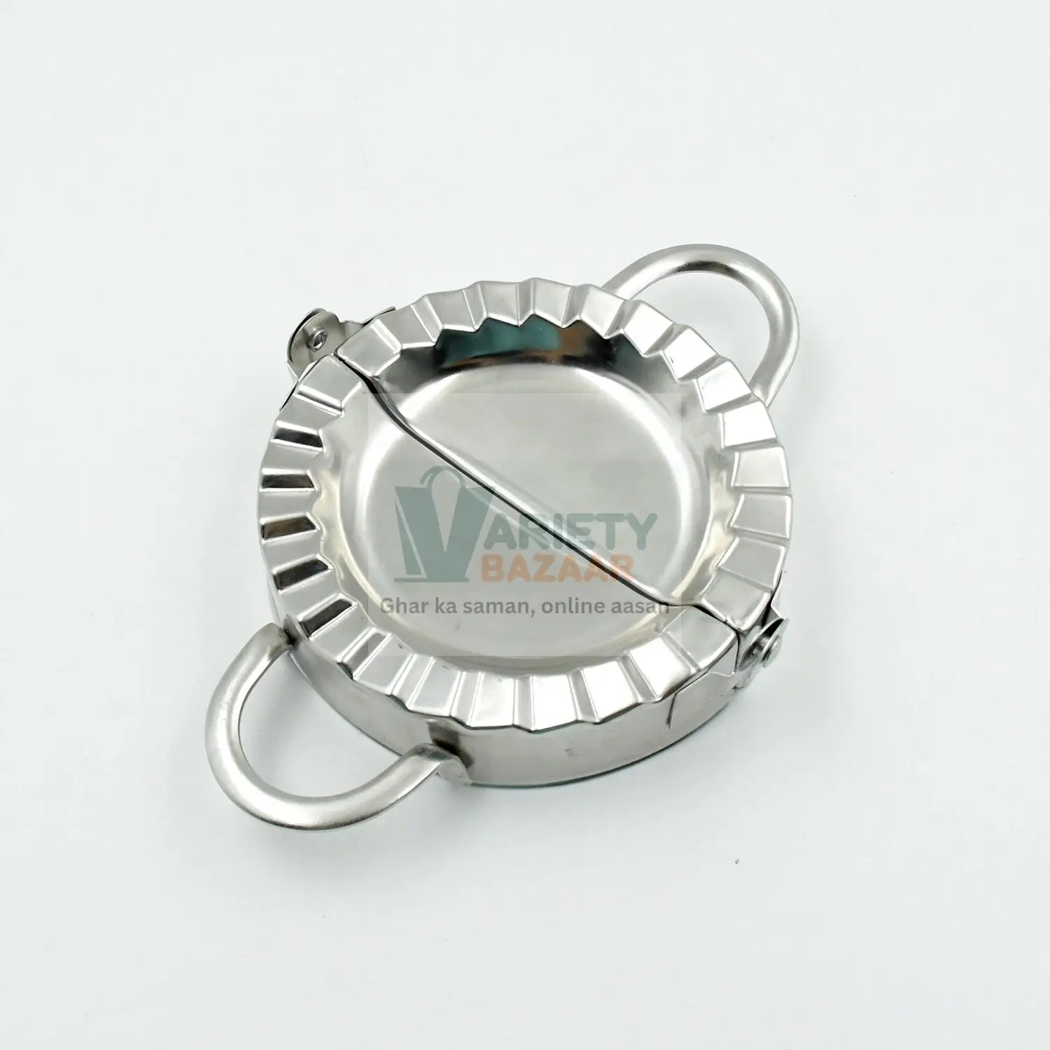 2389 Dumpling Mold, Never Rusty Strong Convenient Stainless Steel Dumpling Maker Durable for Home (1 Pc) Travel Sahayak