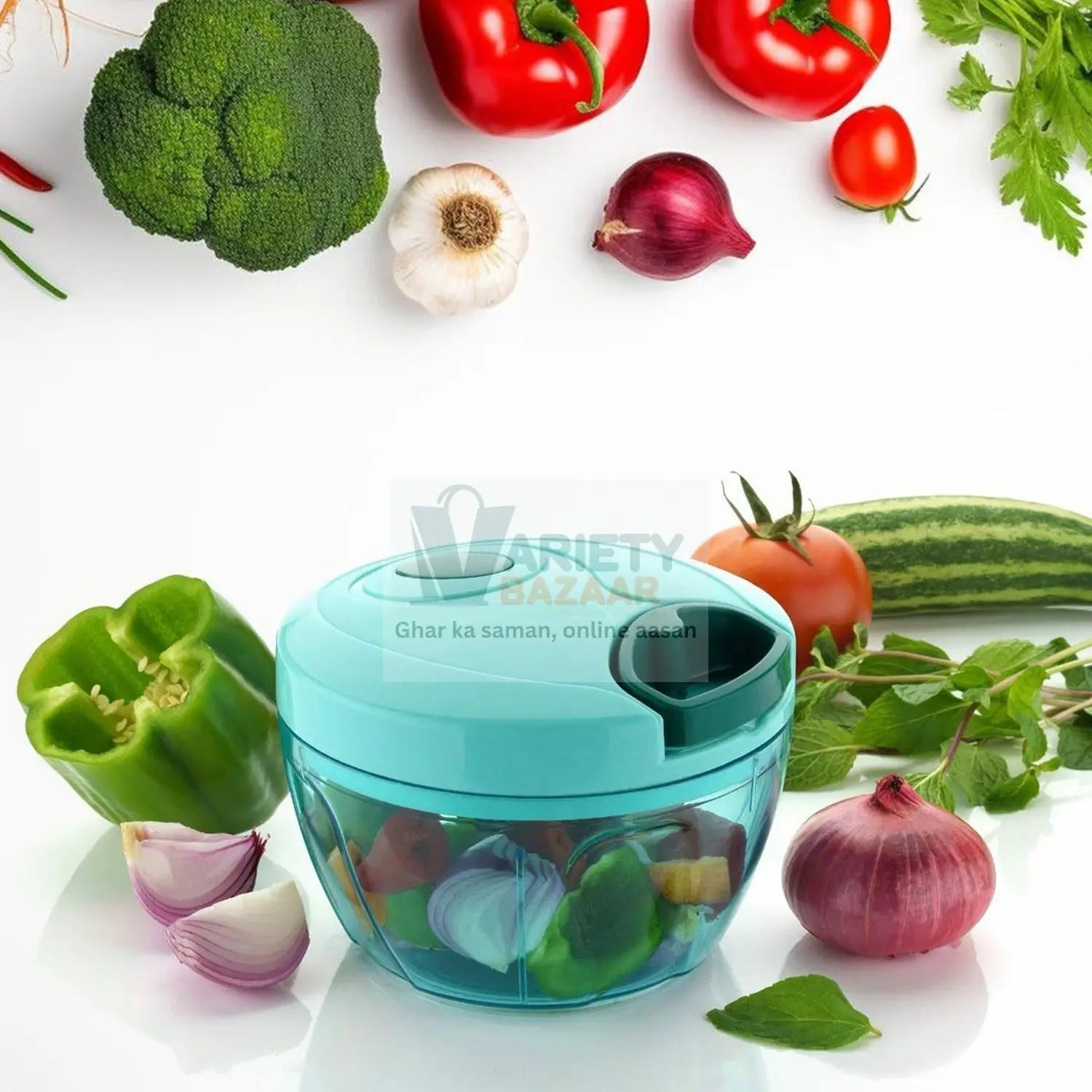 2549 manual food chopper compact powerful hand held vegetable chopper blender Travel Sahayak