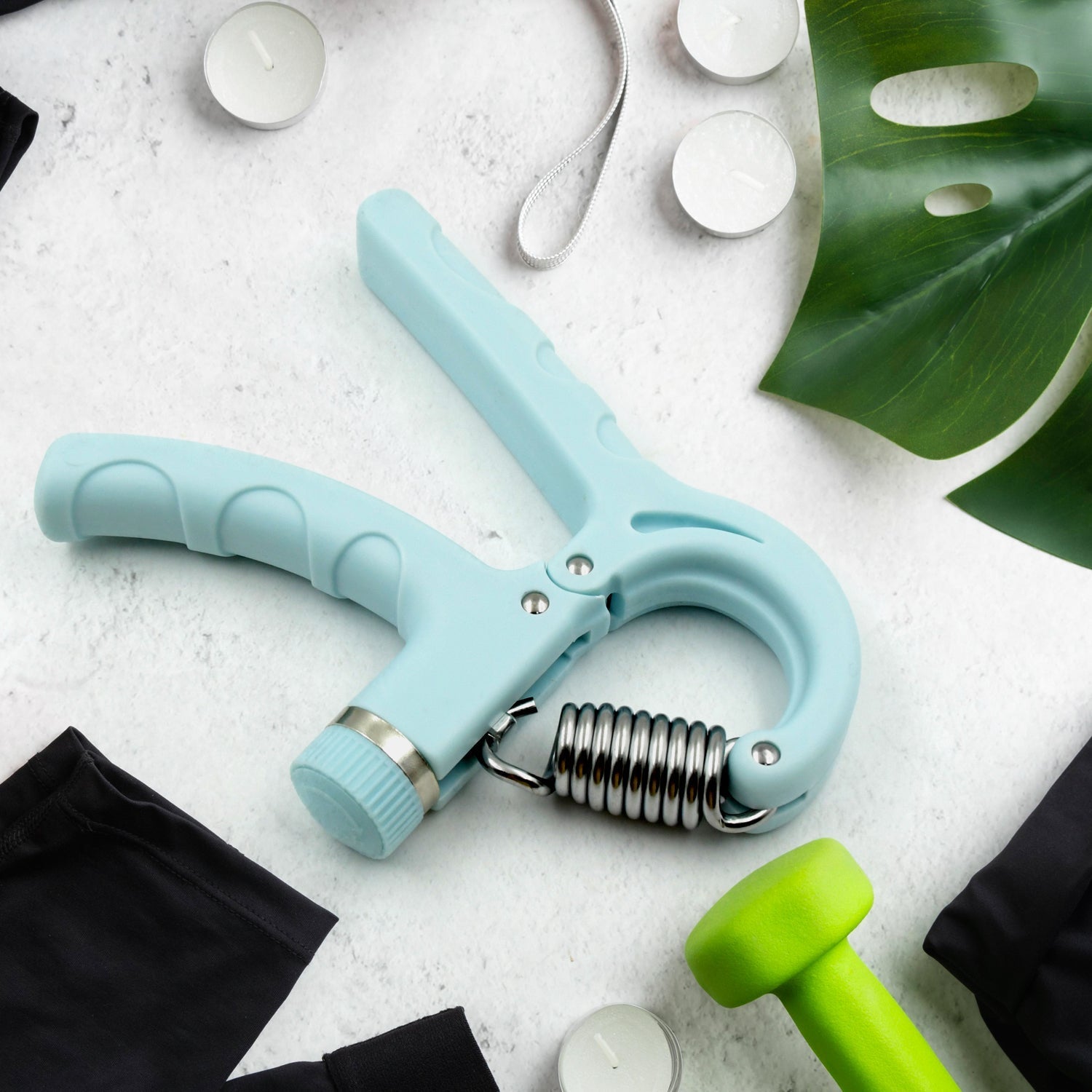 Gym Fitness Hand Grip Men Adjustable Finger Heavy Exerciser Strength for Muscle Recovery Hand Gripper Trainer strengthener (1 Pc) Variety Bazaar