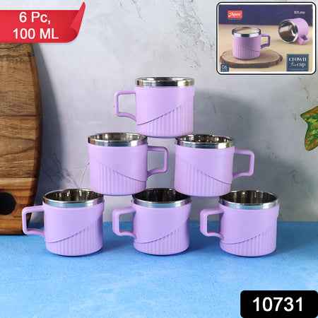 Apex Sturdy Tea  Coffee Cup - (6 Pc  Set)