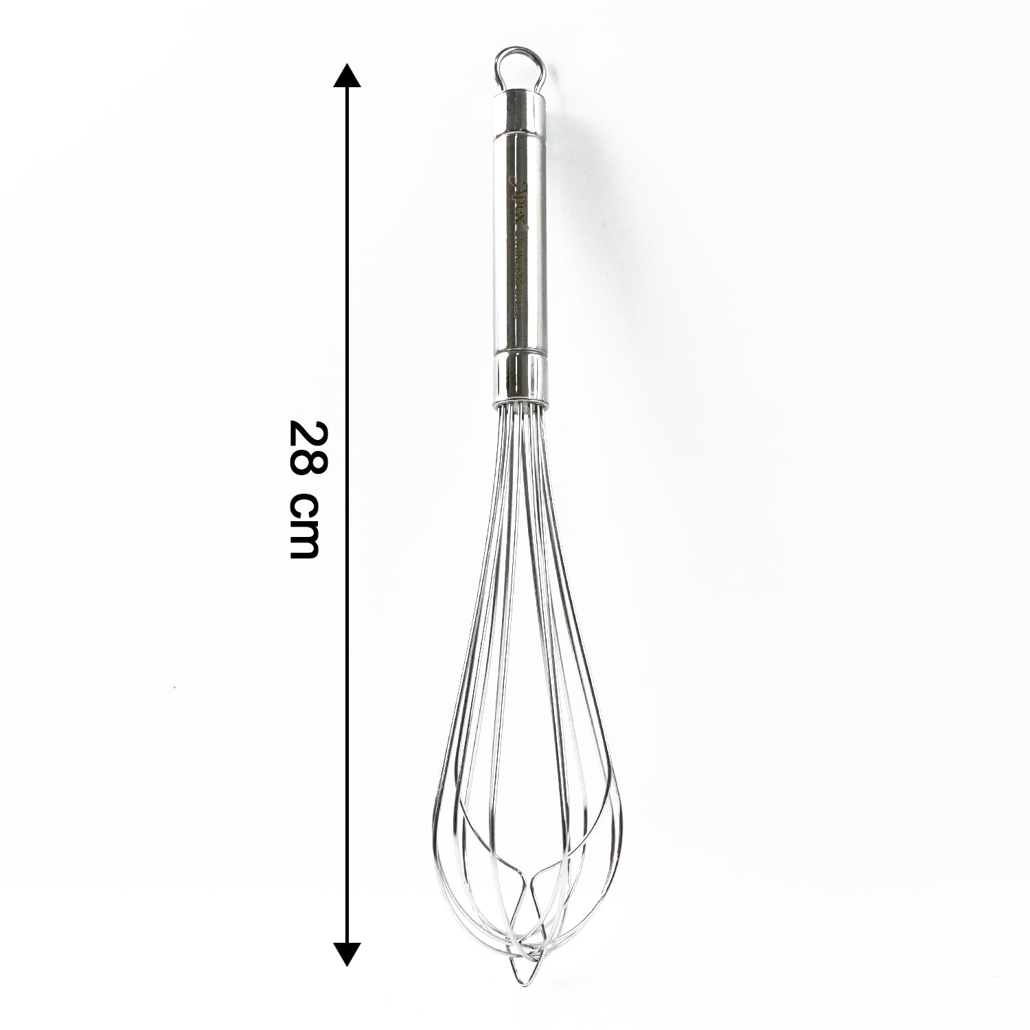 Apex Stainless Steel Medium Hand Whisk (1 Pc)