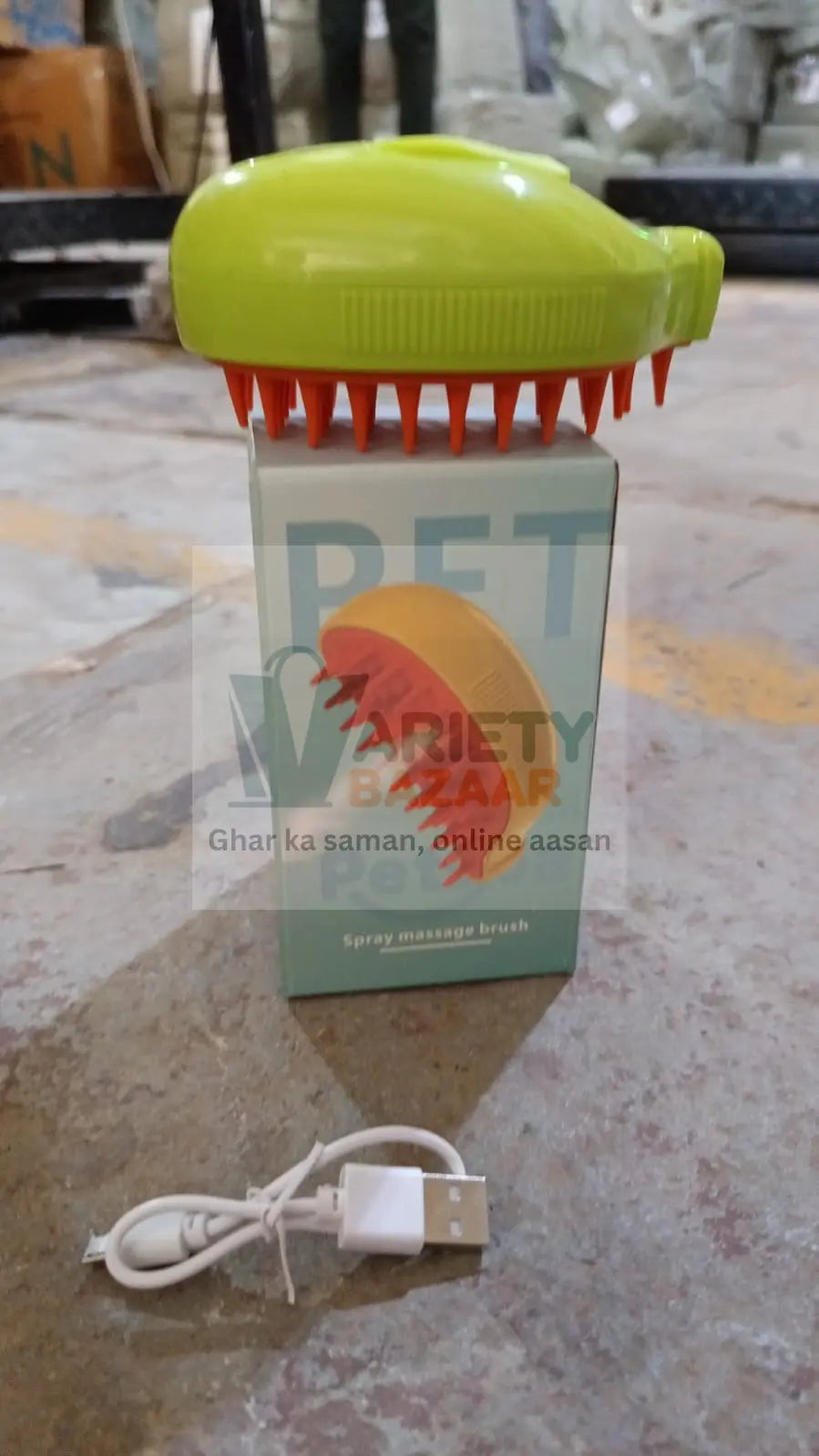 3-in-1 Cat Steamy Brush – Self-Cleaning Pet Grooming & Hair Removal Comb Variety Bazaar