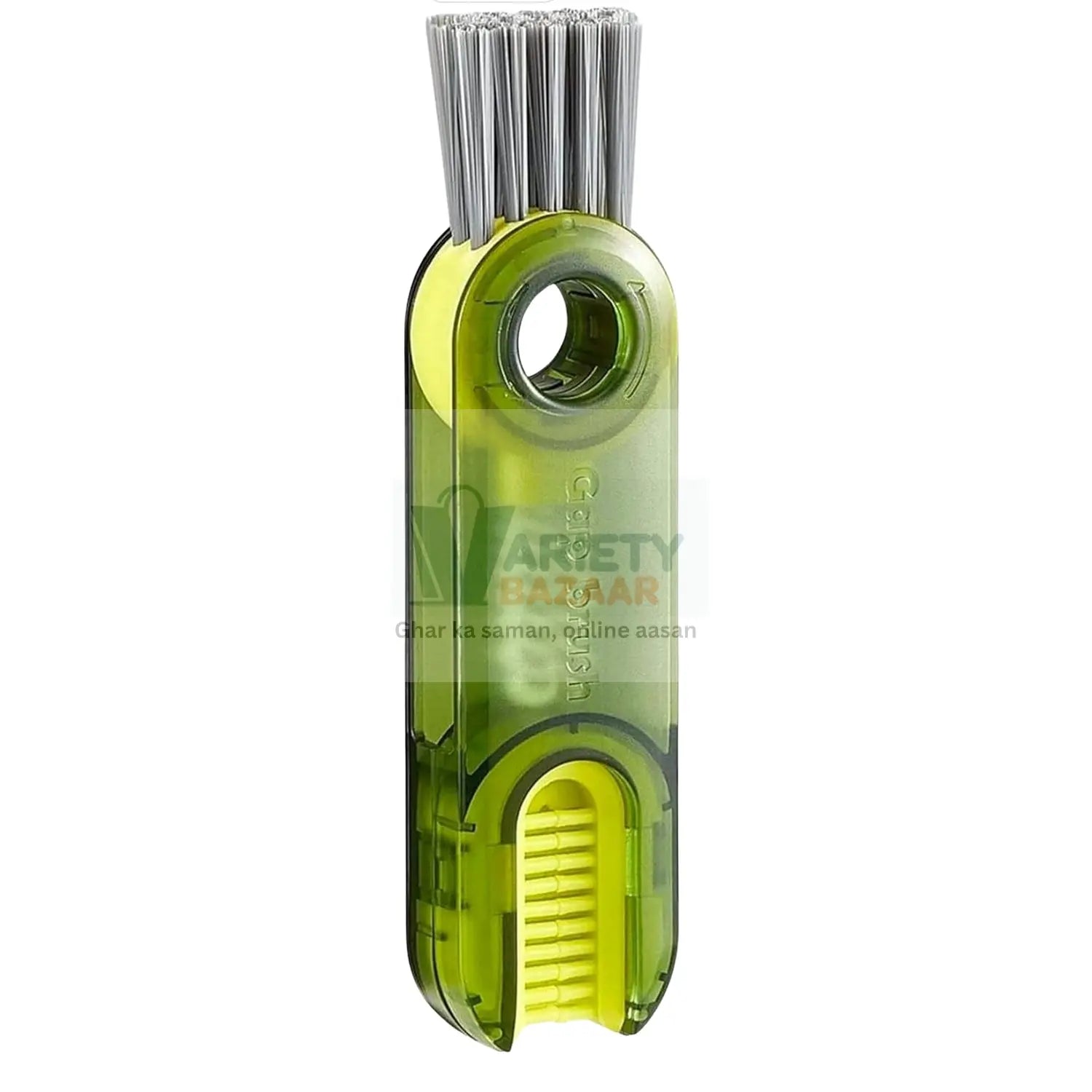 3-in-1 Multifunctional Bottle & Cup Cleaning Brush – Lid & Cover Scrubber for Kitchen (1 Pc) Variety Bazaar
