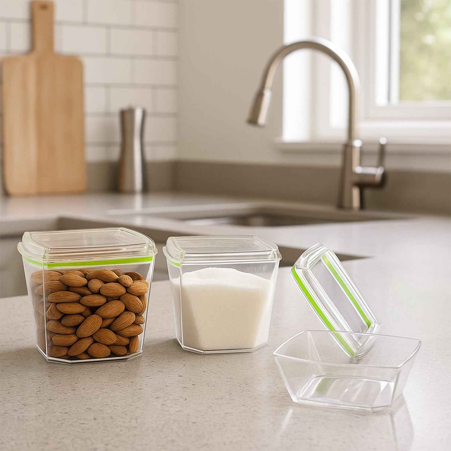 Food Storage Container Set With Leak-proof Lid (500 Ml  2 Pc)