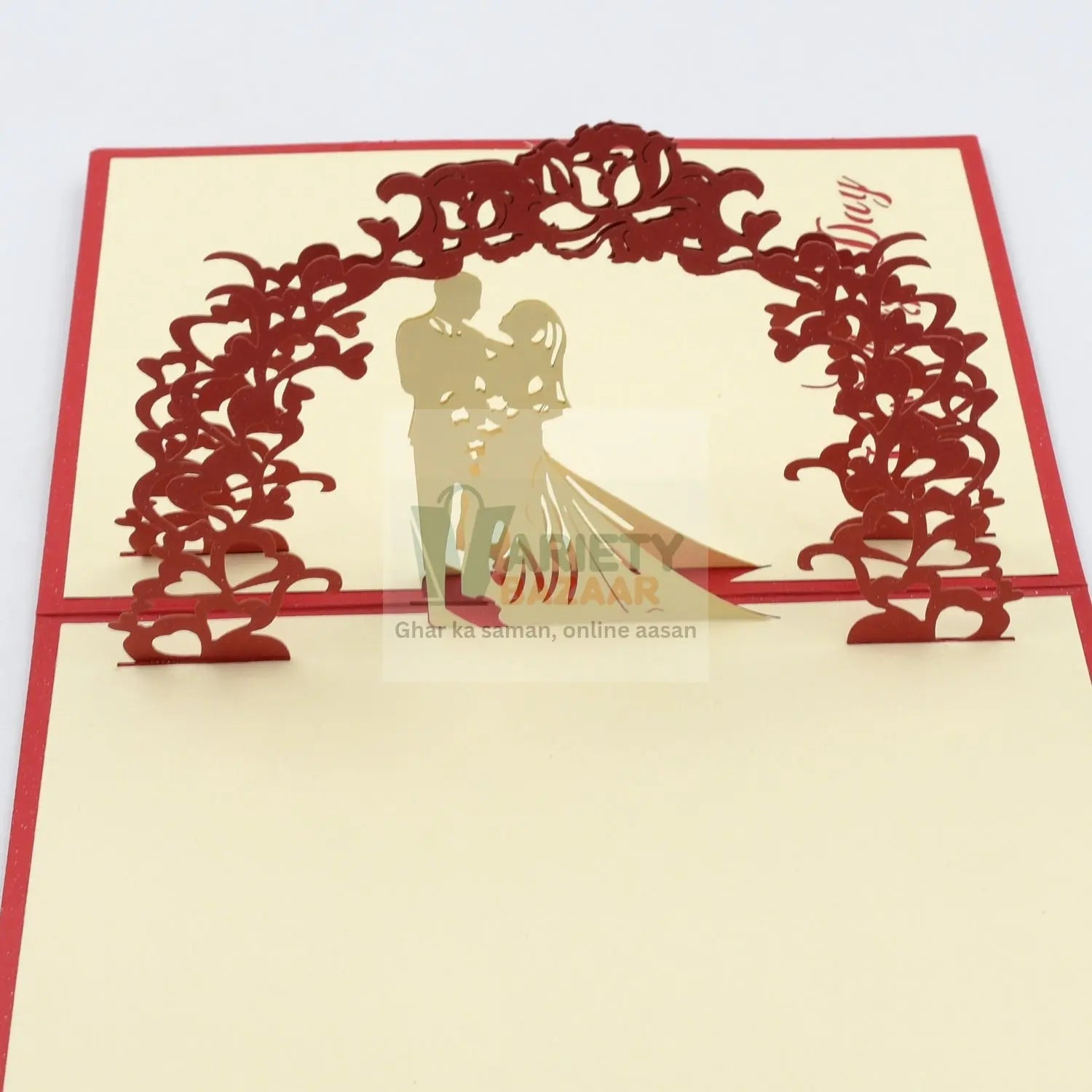3D Paper Wish Card High Quality Paper Card All Design Card Good Wishing Card (All 3D Card  Birthday Greeting Cards, Wedding Day Gift Card, Merry Christmas Card (1 Pc) Travel Sahayak