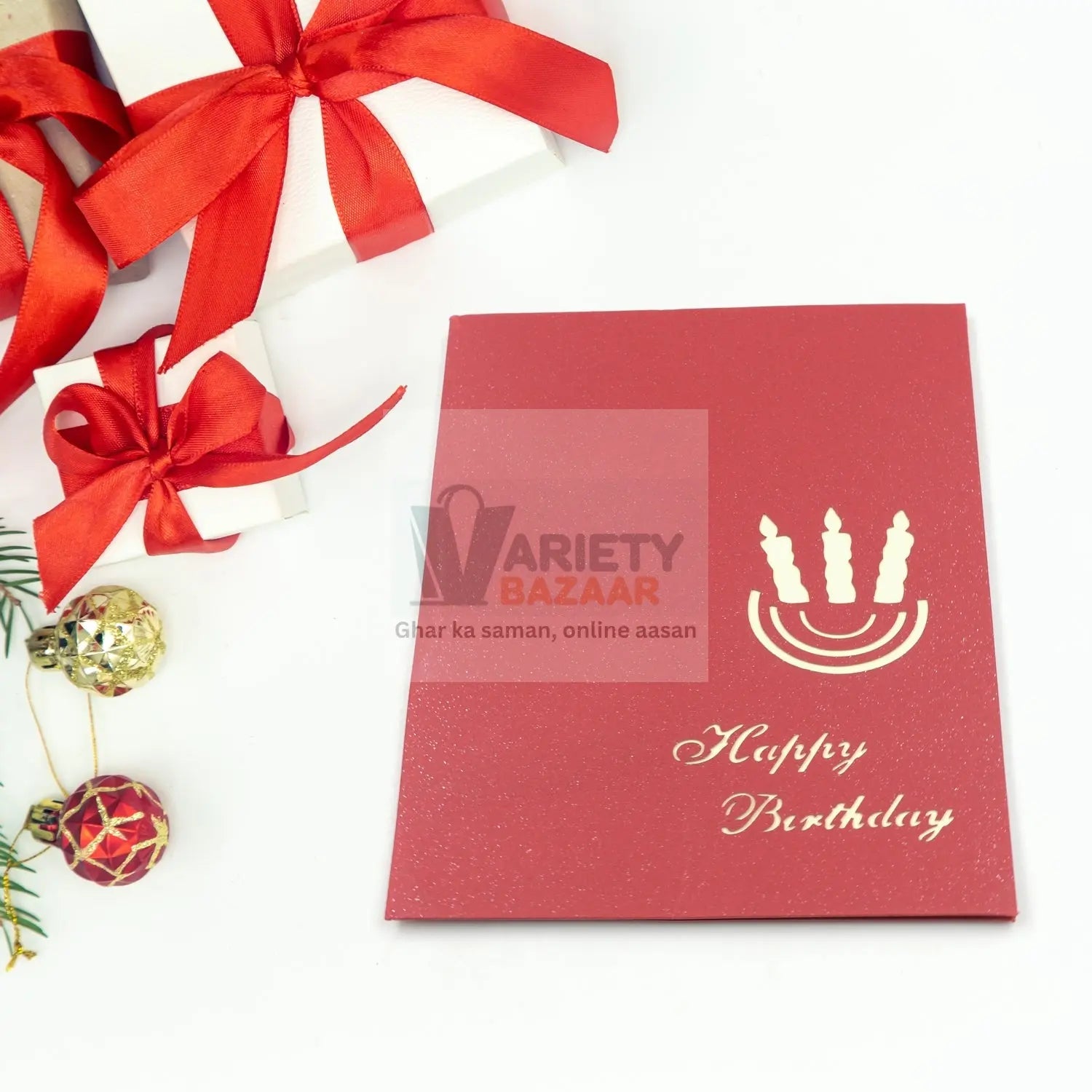 3D Paper Wish Card High Quality Paper Card All Design Card Good Wishing Card (All 3D Card  Birthday Greeting Cards, Wedding Day Gift Card, Merry Christmas Card (1 Pc) Travel Sahayak