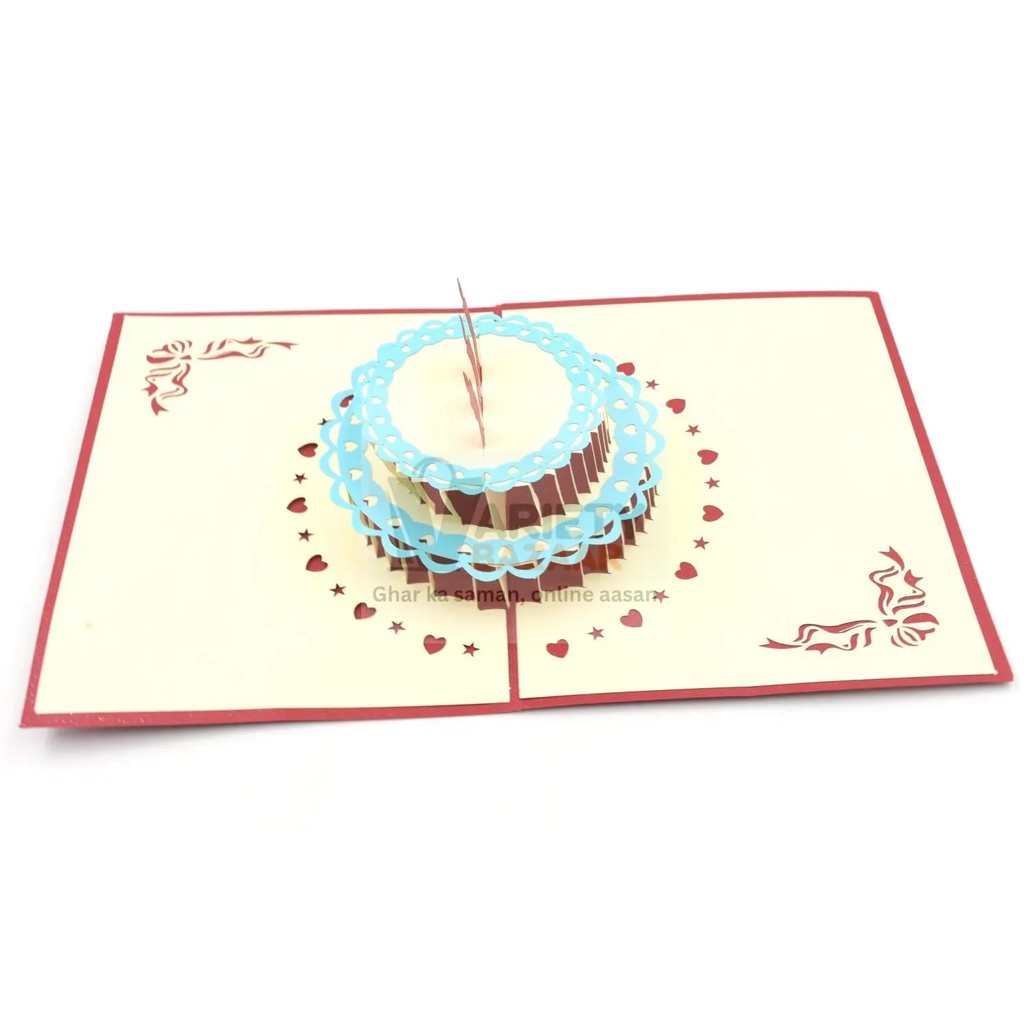 3D Paper Wish Card High Quality Paper Card All Design Card Good Wishing Card (All 3D Card  Birthday Greeting Cards, Wedding Day Gift Card, Merry Christmas Card (1 Pc) Travel Sahayak