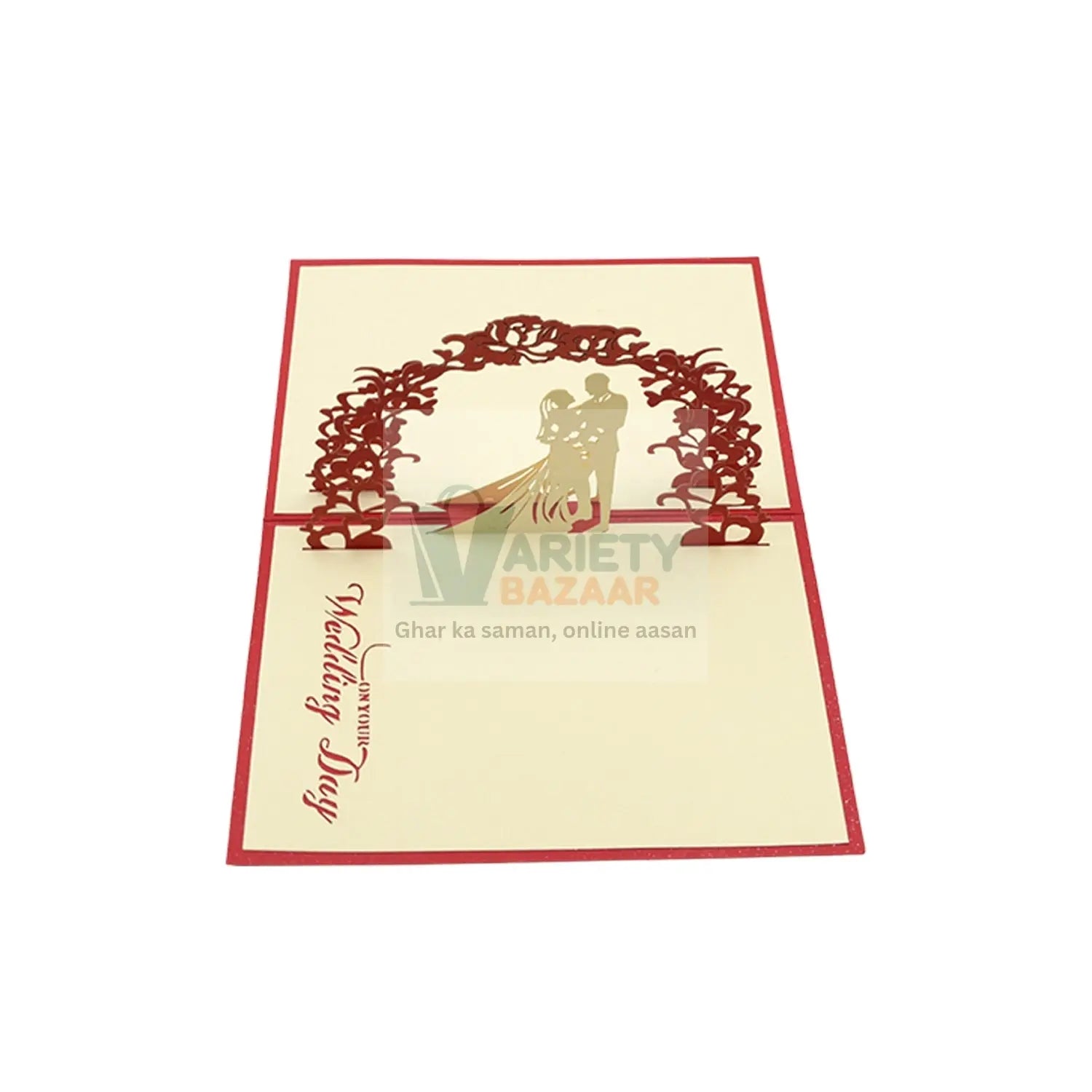 3D Paper Wish Card High Quality Paper Card All Design Card Good Wishing Card (All 3D Card  Birthday Greeting Cards, Wedding Day Gift Card, Merry Christmas Card (1 Pc) Travel Sahayak