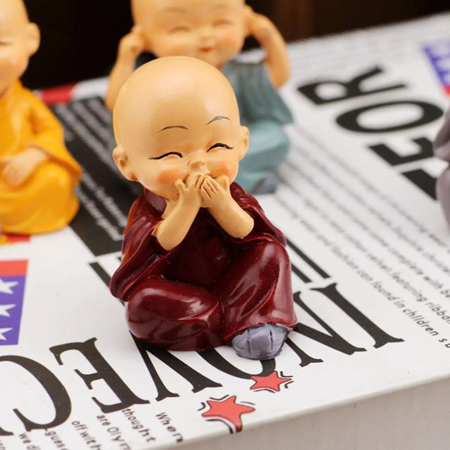 4781 baby buddha 4Pc and show piece used for house, office and official decorations etc. - varietybazaar.co.in