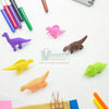 4118 Dinosaur Shaped Erasers Animal Erasers for Kids, Dinosaur Erasers Puzzle 3D Eraser, Mini Eraser Dinosaur Toys, Desk Pets for Students Classroom Prizes Class Rewards Party Favors (6 Pcs Set ) Travel Sahayak