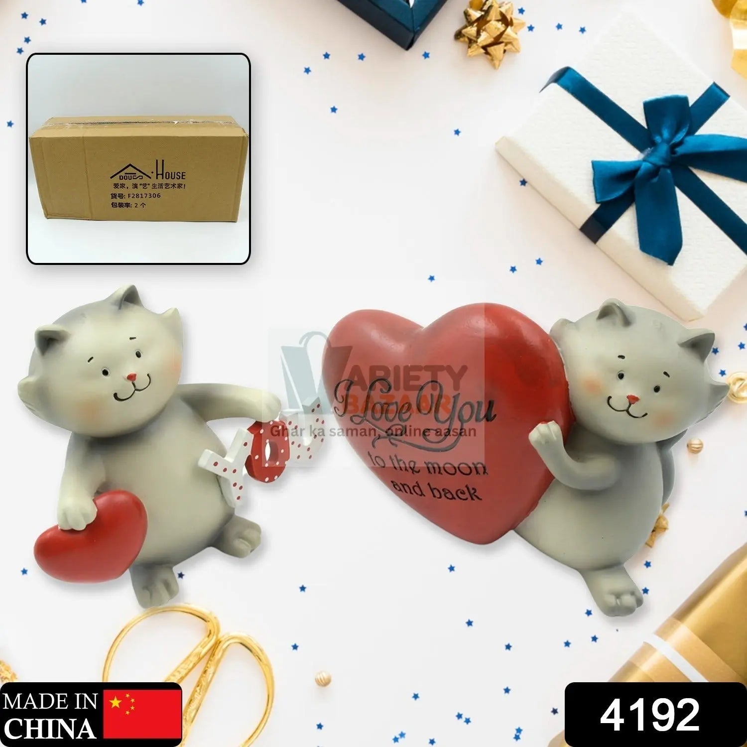 4192 Cute Cartoon Lovely Gift Set, Couple Love showpiece Valentines Day Gift, I Love You Gift, Cute Anniversary, Wedding, Birthday, Boyfriend, Husband Romantic Unique Gift Set, Home Decoration Gift Set Travel Sahayak