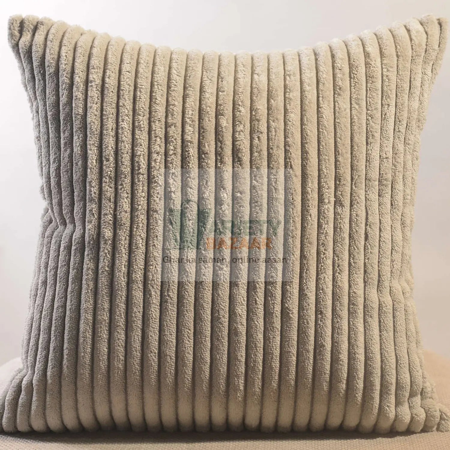 4317 Throw Pillow Covers, 16x16 inch, Pack of 1 Couch Pillows Cover, Soft Corduroy Decorative Pillow Covers, Square Pillowcase for Bed Sofa Chair Bedroom Home Farmhouse Decor (1 Pc) Travel Sahayak