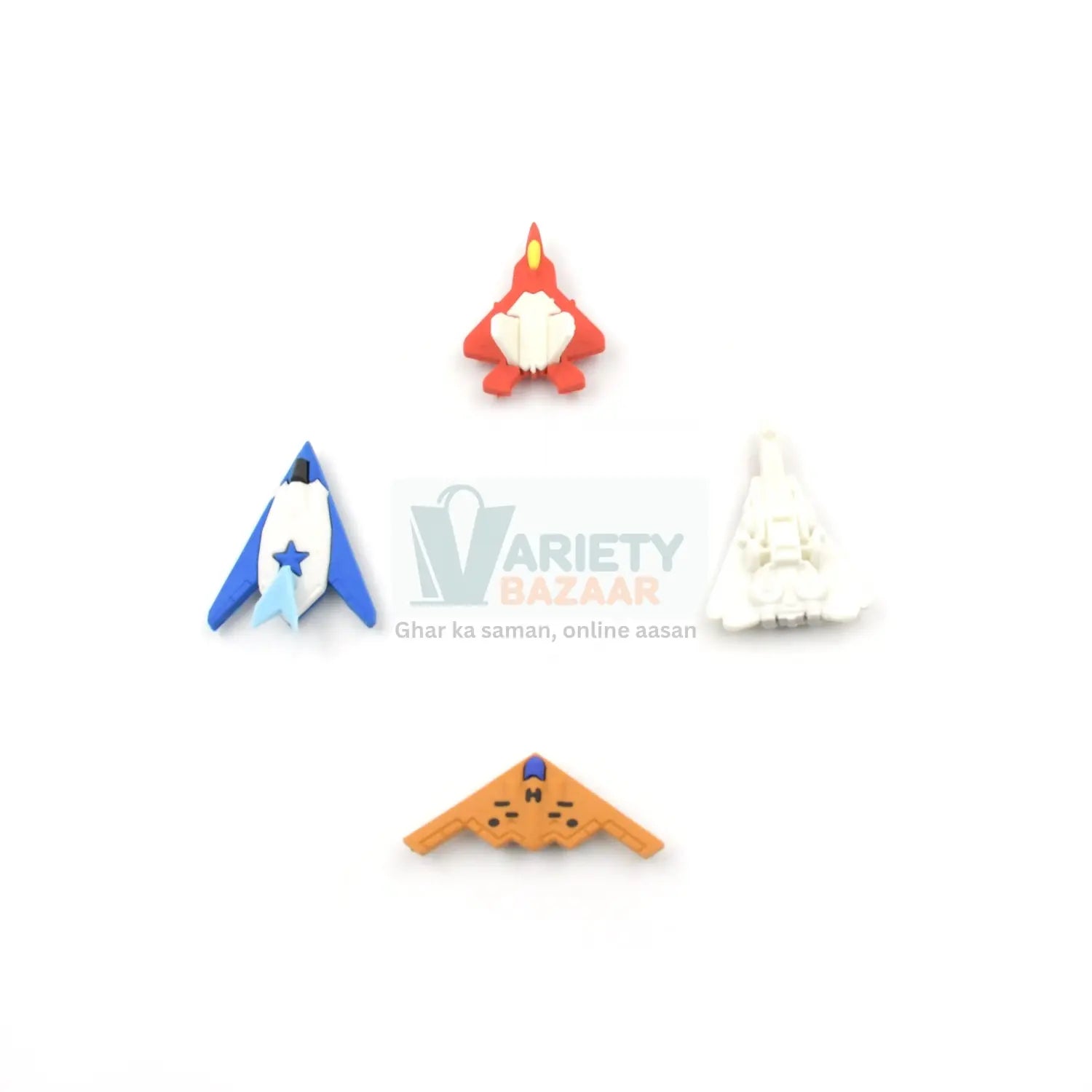4360 Eraser for Kids| Gun & Plane  Shape Eraser| Eraser Set | School Eraser| Stylish Eraser| Eraser for Kids School| Eraser for Artist| Cute| Birthday Gifts for Kids, Birthday Return Gifts (4 Pc set) Travel Sahayak