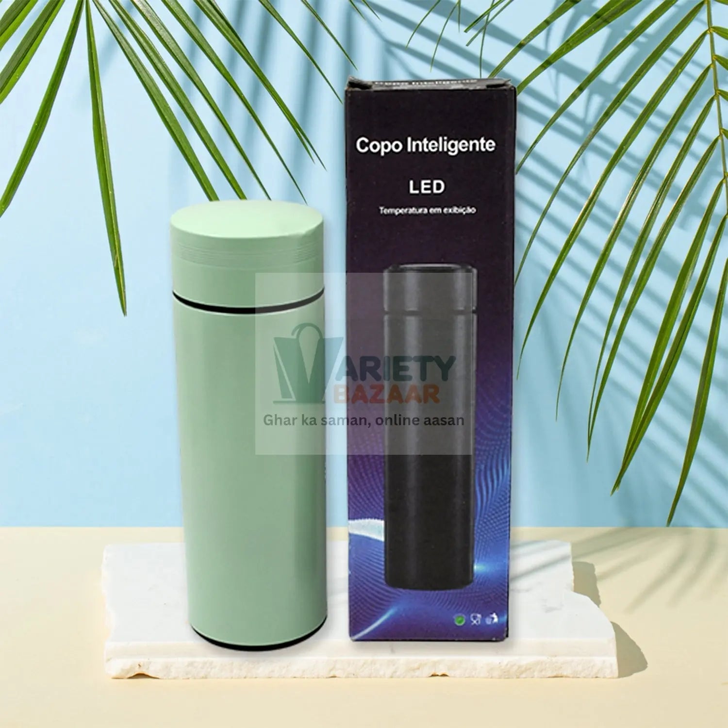 4878A Stainless Steel BPA-Free Leak Proof Double Walled Vacuum Insulated Cold and Warm Water Bottle Travel Sahayak