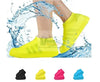4919 Shoe Cover (small size) for rain Reusable Antiskid Waterproof Boot Cover Shoe Protector for Bike Silicone (1 Pair) Travel Sahayak