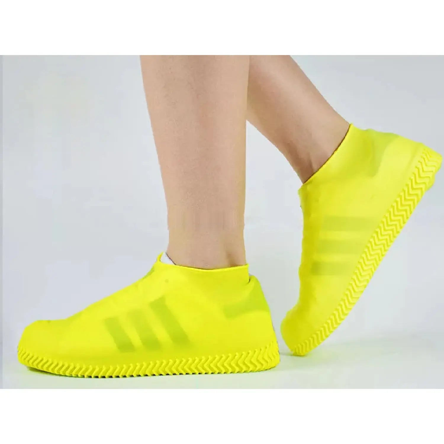 4919 Shoe Cover (small size) for rain Reusable Antiskid Waterproof Boot Cover Shoe Protector for Bike Silicone (1 Pair) Travel Sahayak