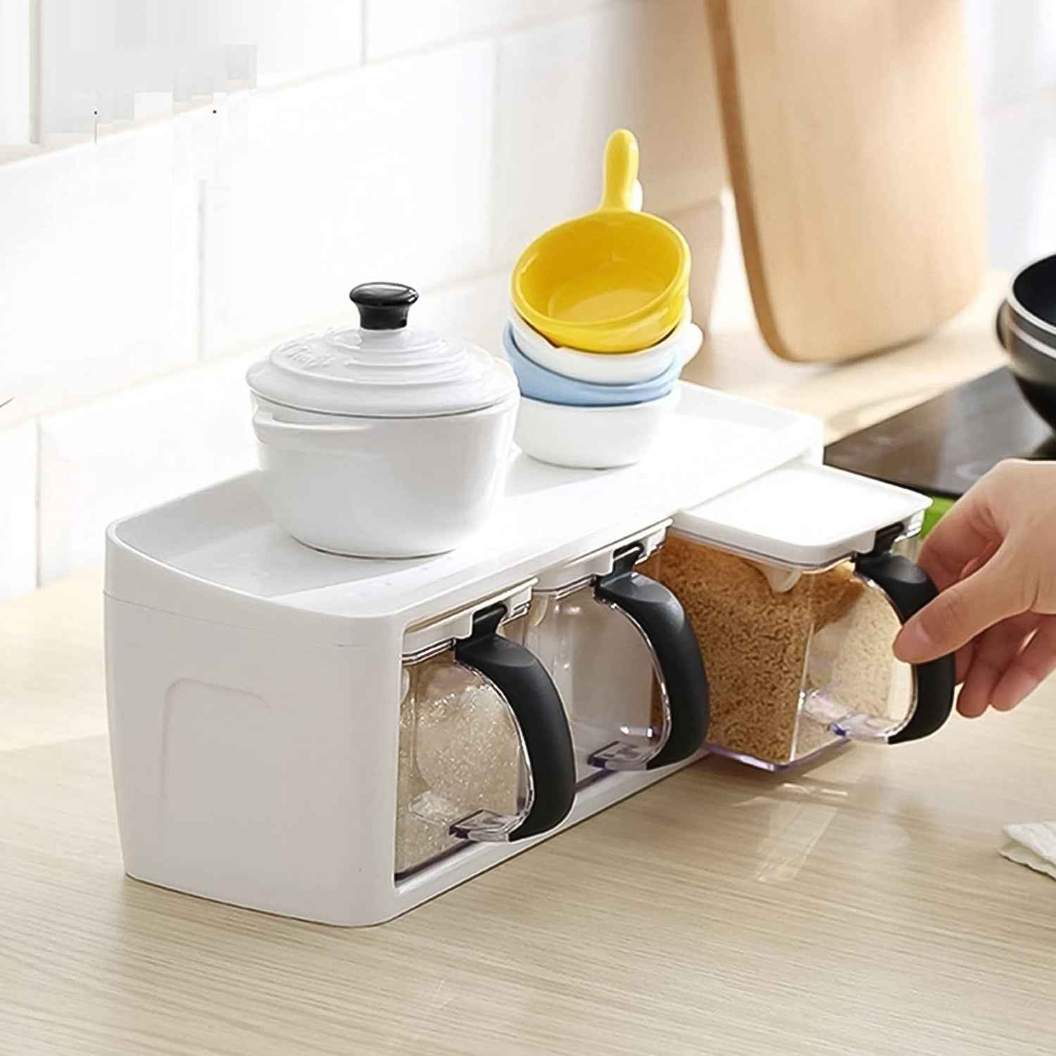 Grinss Modular Spice Storage Box Set (3 Pc)