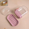 Multipurpose Plastic Soap Dish With Transparent Dust-proof Lid Sabudani (1 Pc)