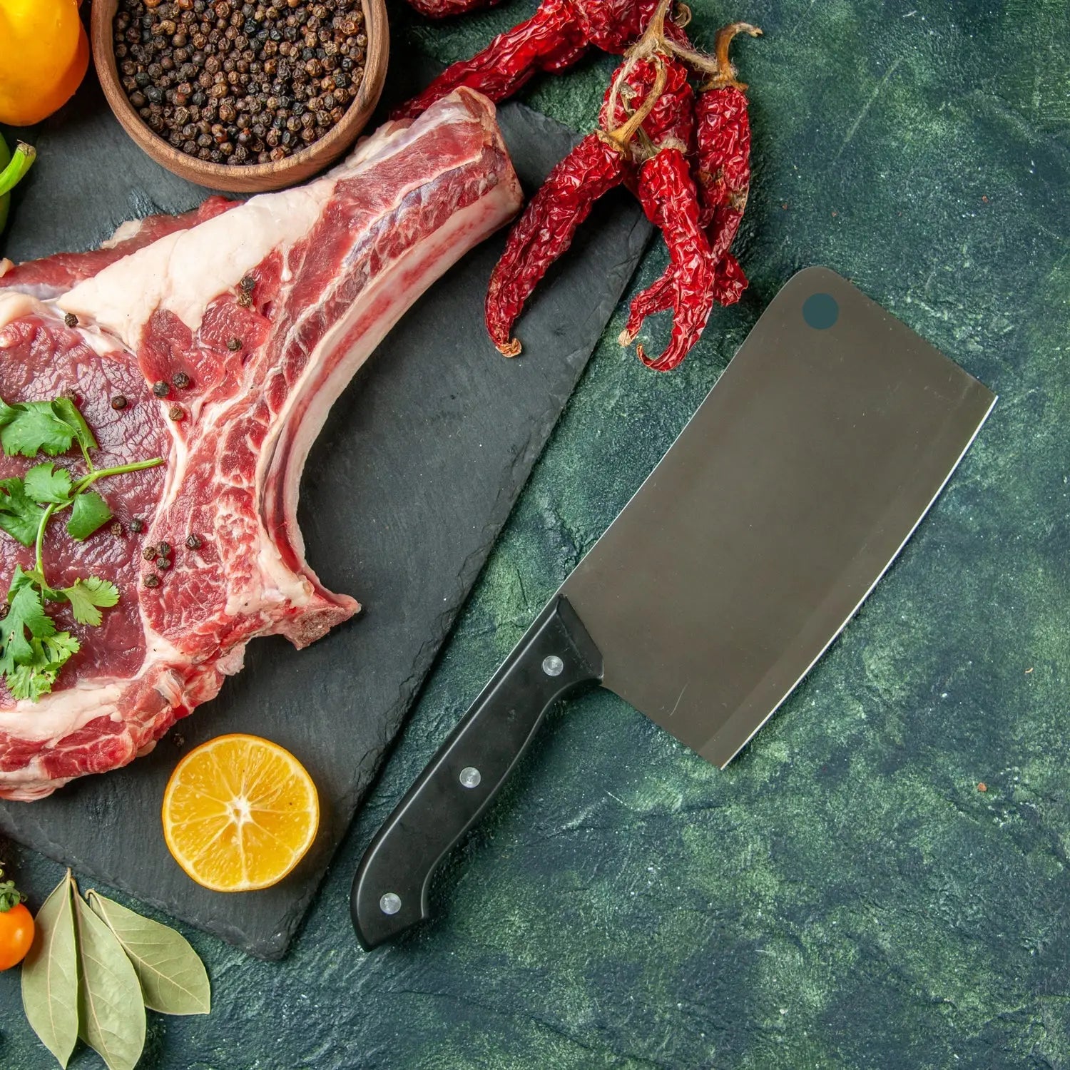 7098 7 Piece Kitchen Knife Set and Vegetable Peeler Set with wooden block - varietybazaar.co.in