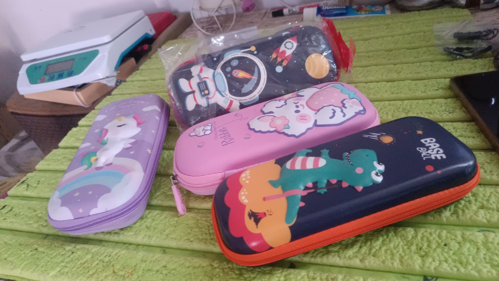 Pencil Box / Kids School Supply Organizer Students Stationery Box (1 Pc / Mix Design) Variety Bazaar