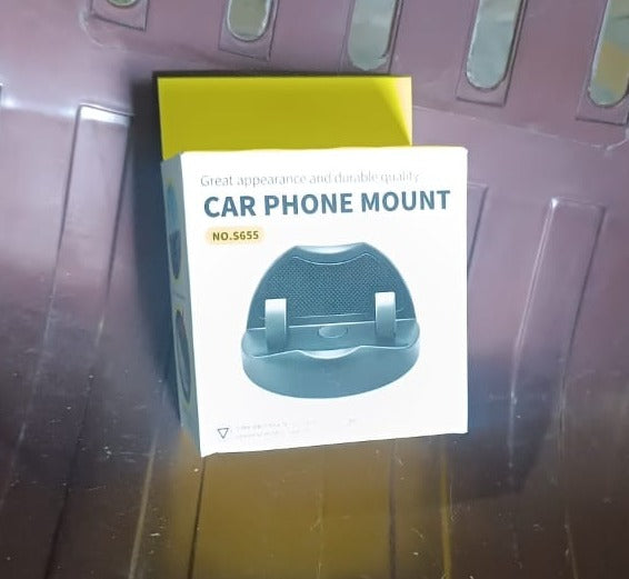 2 in 1 Car Anti-Slip Mat, Phone Holder Non Slip Sticky Phone Mount Holder (1 Set) Variety Bazaar
