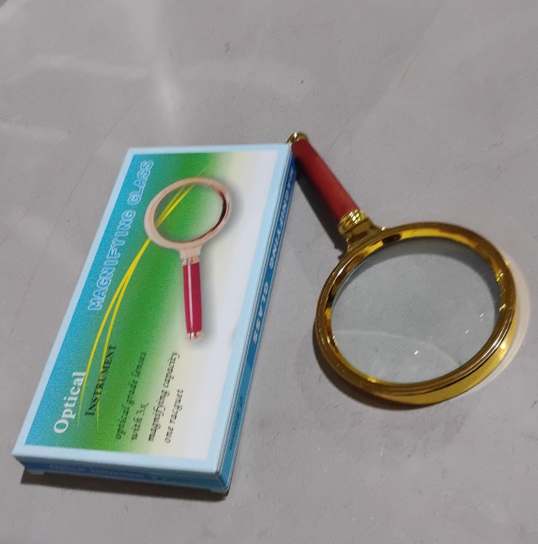 Magnifying Glass Handheld Magnifier (80 MM / 1 Pc) travel sahayak
